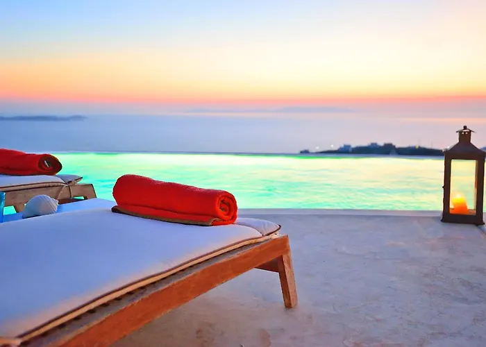 別荘 Aquata Boutique With Pool Mykonos Town